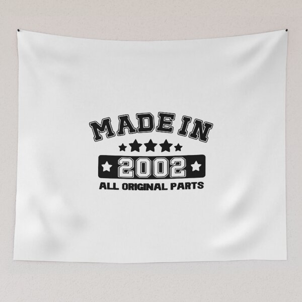 Item preview, Made in 2002 Limited Edition Classic Gift Premium Apparel Funny Holiday Xmas designed and sold by DesignByHeartUK.