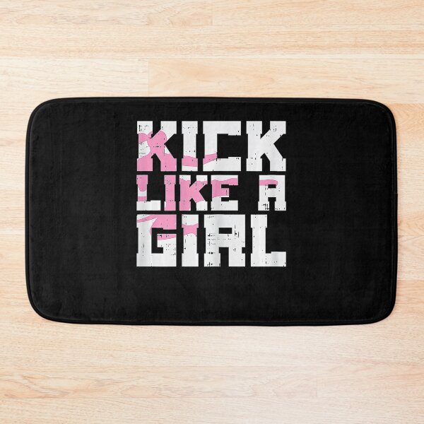 Item preview, Kick Like Girl Karate Taekwondo Kung Fu Martial Arts Gift  designed and sold by JotarO1xkio.
