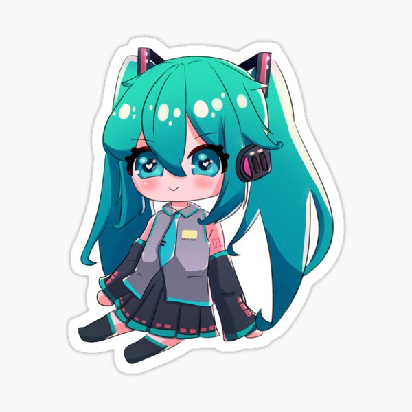 Chibi Miku Bubble stickers – Kawaii Shirt