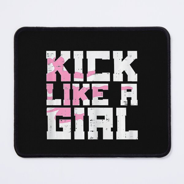 Item preview, Kick Like Girl Karate Taekwondo Kung Fu Martial Arts Gift designed and sold by JotarO1xkio.