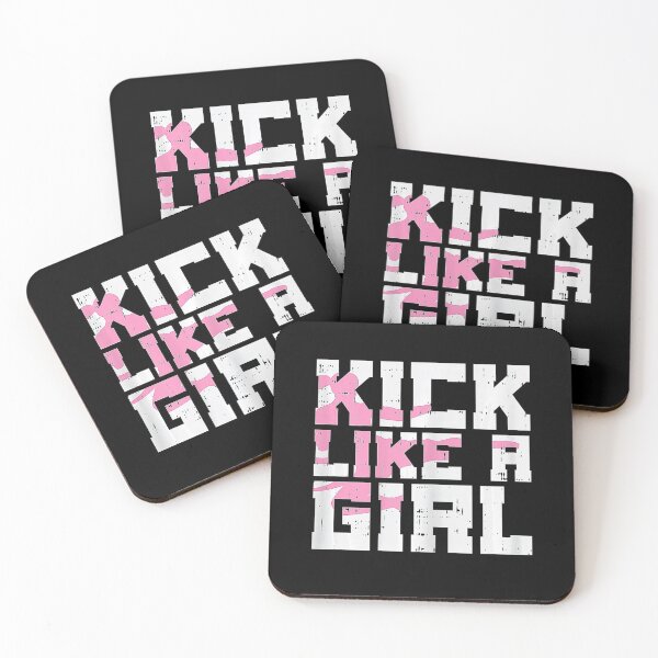 Item preview, Kick Like Girl Karate Taekwondo Kung Fu Martial Arts Gift  designed and sold by JotarO1xkio.