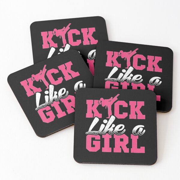 Item preview, Kick Like Girl Karate Taekwondo Martial Arts Gift  designed and sold by JotarO1xkio.