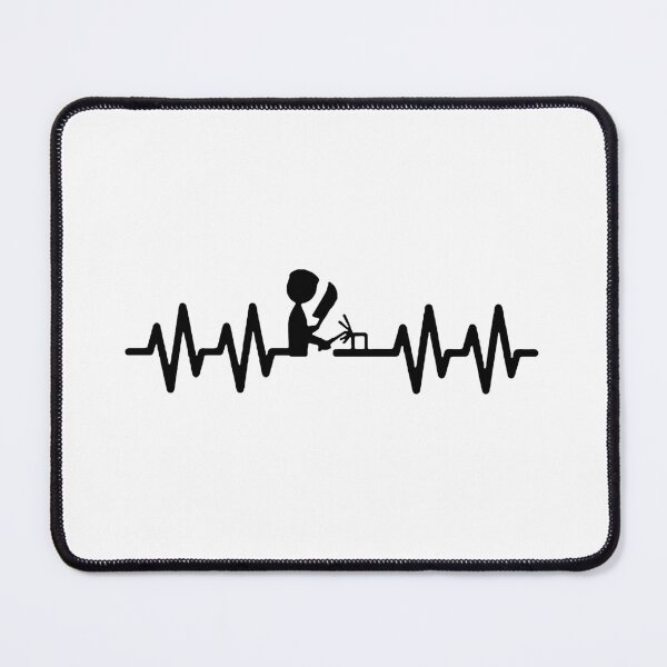Item preview, Love Welding Heartbeat Weld Evolution of Mechanics Love Robot Human Mechanic Gift Premium Apparel Funny Holiday Xmas designed and sold by DesignByHeartUK.