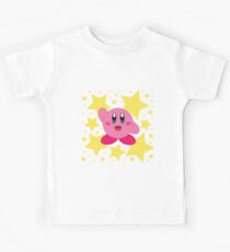 Kirby in the stars Kinder T-Shirt