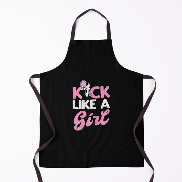 Item preview, Kick Like Girl Unicorn Karate Taekwondo Martial Arts Gift designed and sold by JotarO1xkio.