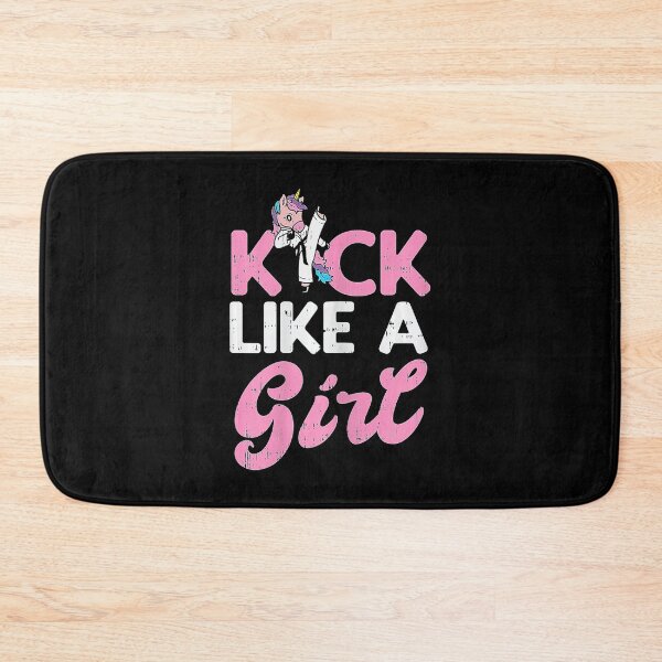 Item preview, Kick Like Girl Unicorn Karate Taekwondo Martial Arts Gift  designed and sold by JotarO1xkio.