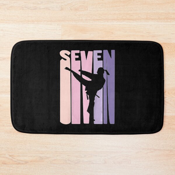 Item preview, Kids 7th Birthday Gift Karate Retro Taekwondo Martial Arts Girls  designed and sold by JotarO1xkio.