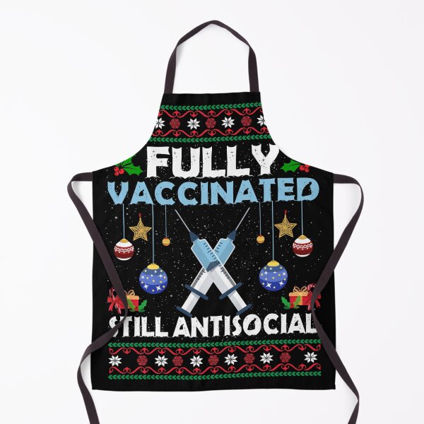 Item preview, fully christmas vaccinated still antisocial designed and sold by JustBeReale.