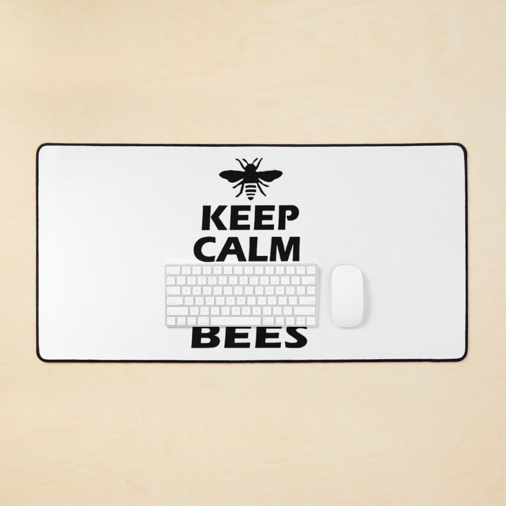 Keep Calm Honey Bee Collecting Honey Love bumble bee ,Gift friend Funny Art  Design Happy Apparel Essential Inspiration Joy Mood | Art Print