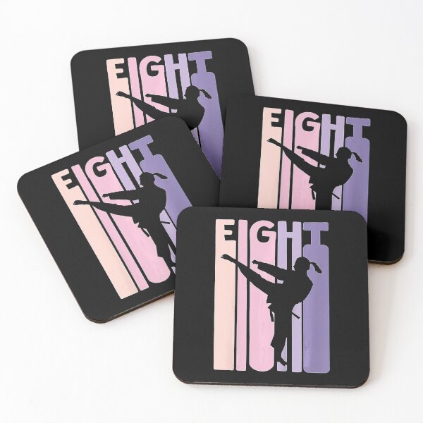 Item preview, Kids 8th Birthday Gift Karate Retro Taekwondo Martial Arts Girls  designed and sold by JotarO1xkio.