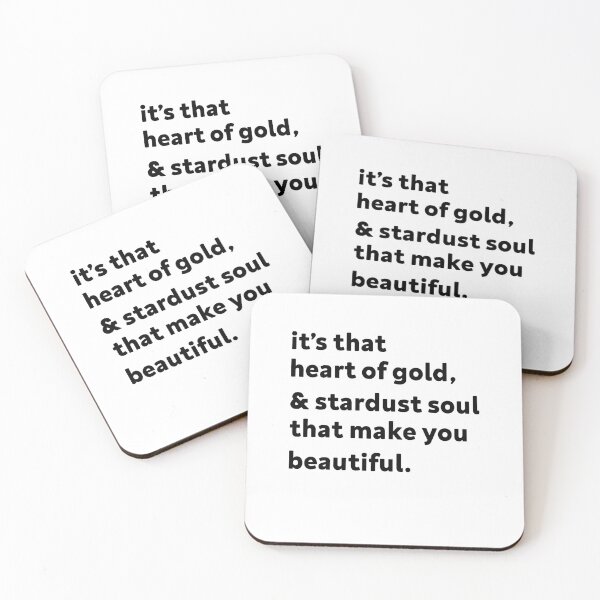 Item preview, Its that heart of gold & stardust soul that make you beautiful designed and sold by TheMattDesigns.