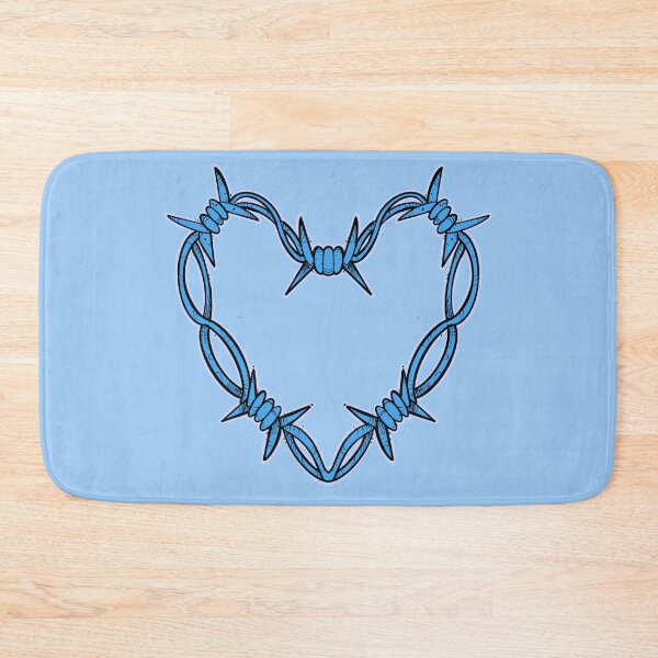 Item preview, Blue barbed wire heart designed and sold by weilertsen.