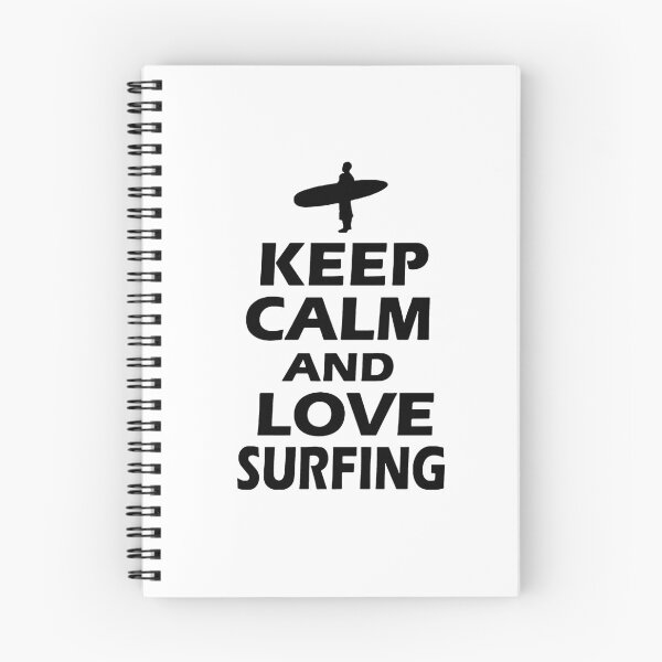 Item preview, Keep Calm and Surfboard Evolution Surfing Love Wave Riding Gift Premium Apparel Funny Holiday Xmas designed and sold by DesignByHeartUK.