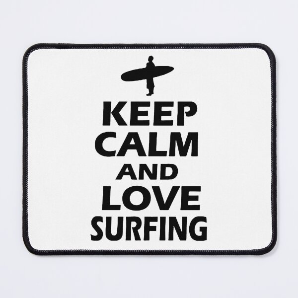 Item preview, Keep Calm and Surfboard Evolution Surfing Love Wave Riding Gift Premium Apparel Funny Holiday Xmas designed and sold by DesignByHeartUK.