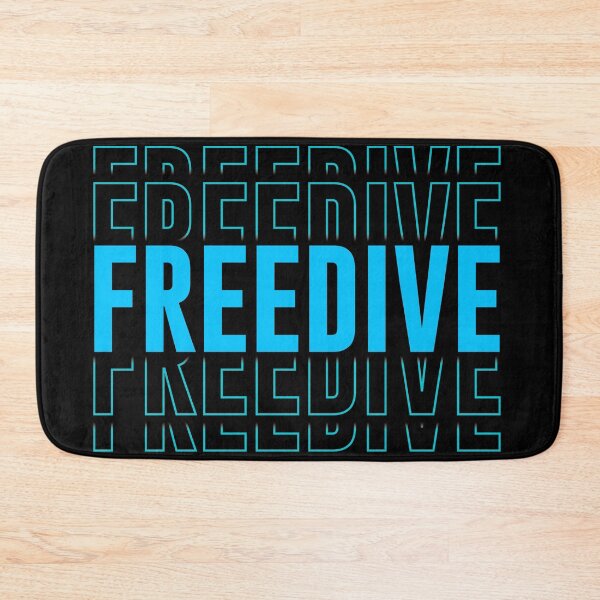Item preview, Freedive Typography - Freediving Lovers - Text Stacked - Gift for Freedivers designed and sold by cotros.
