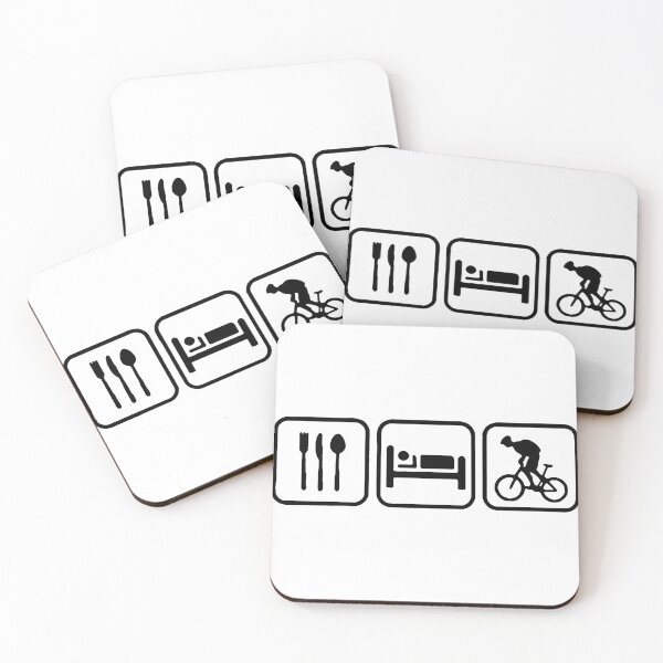 Item preview, Eat Sleep Cycling Repeat Cycler Cool Bike Born to Ride Evolution of Mountain Bike  Love Bike Gift Premium Apparel Funny Holiday Xmas designed and sold by DesignByHeartUK.