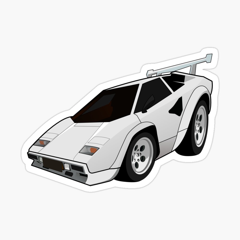 Lamborghini Countach (White)