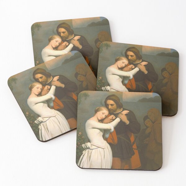 Item preview, Faust and Marguerite in the Garden - Ary Scheffer  designed and sold by Vintage Designs +.