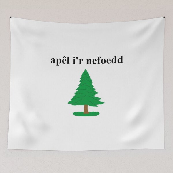 Item preview, Baner Coed Pine (Welsh Pine Tree Flag) designed and sold by JonathanR1994.