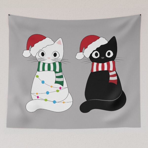 Item preview, Christmas Cats Duo designed and sold by CyrielleShop.