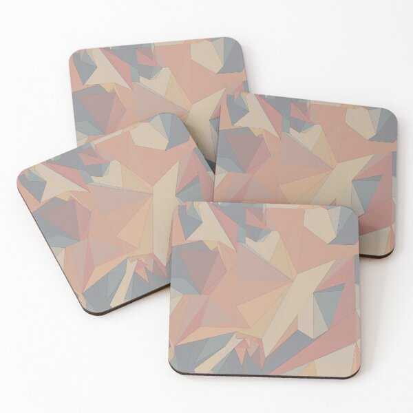 Item preview, Net of multicolored triangles Dull Pastel designed and sold by pASob-dESIGN.