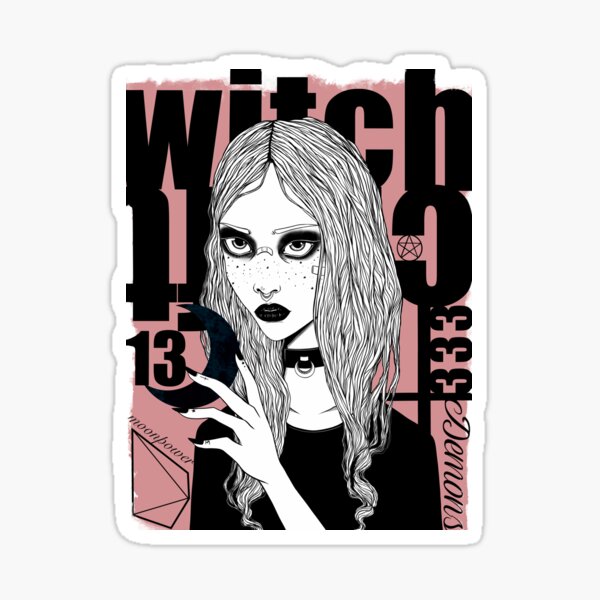 Moon Witch Sticker