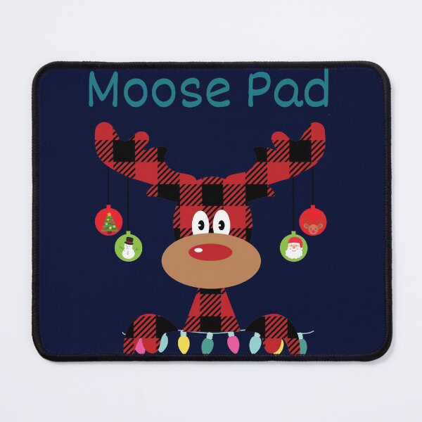 Item preview, Funny Christmas Plaid Moose designed and sold by CreativeBel.