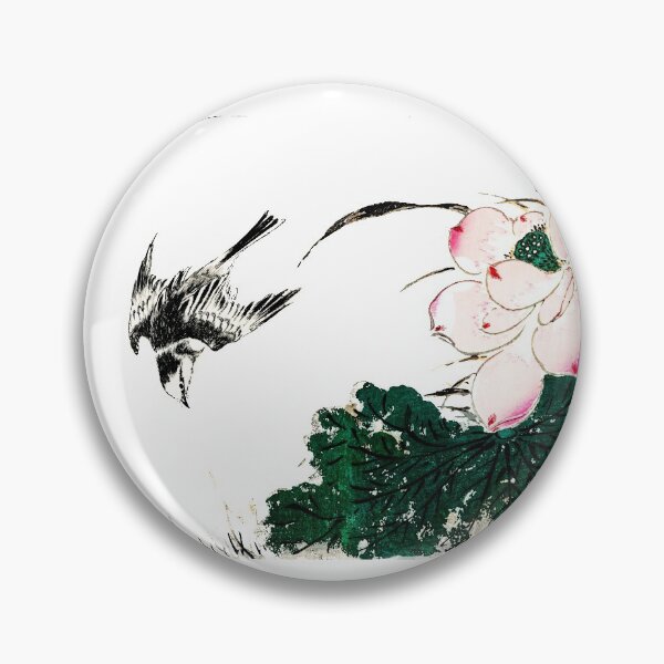 Item preview, Japanese Art bird flying around fllower designed and sold by mrtom414.