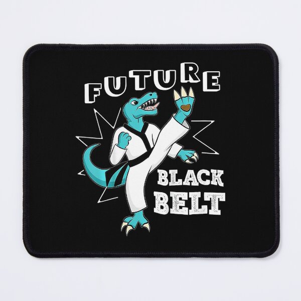 Item preview, Kids Taekwondo Dinosaur Future Black Belt  designed and sold by JotarO1xkio.