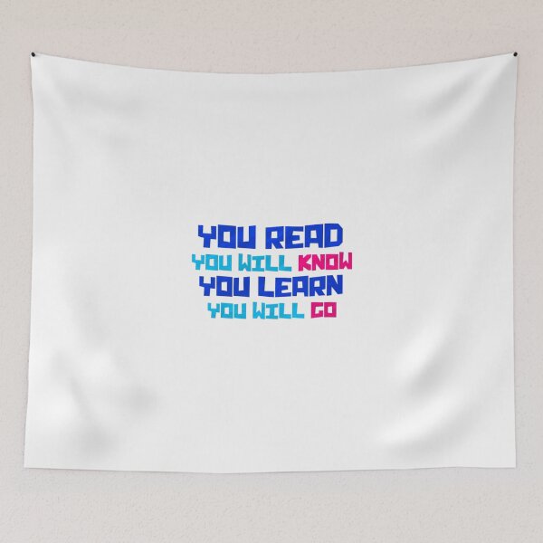 Item preview, You read you Will know you learn you will GO designed and sold by KHAFiT.