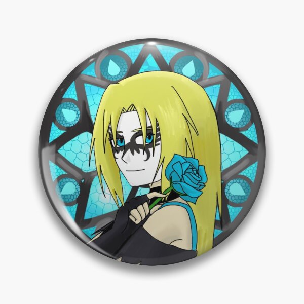A.O.D. Risika Nightshade Button Pin Pin