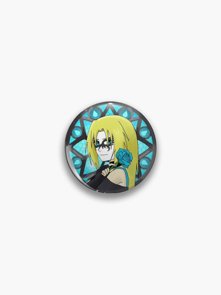 Thumbnail 1 of 3, Pin, A.O.D. Risika Nightshade Button Pin designed and sold by ProjectHybrid.