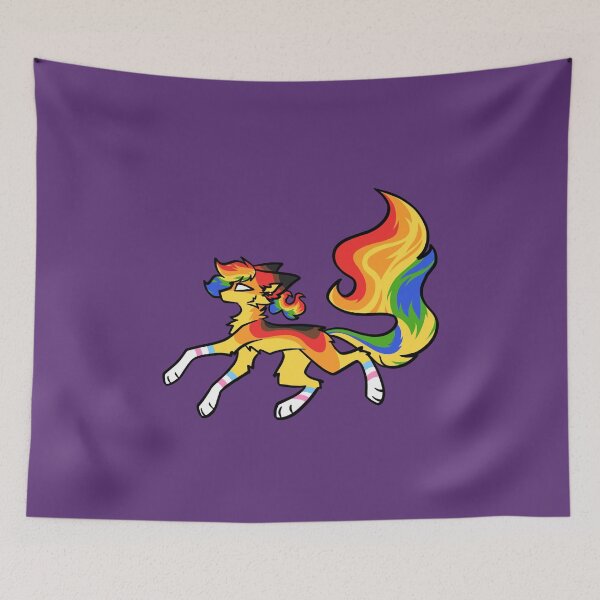 Item preview, Progress Pride Flame Fox designed and sold by NoirFaux.