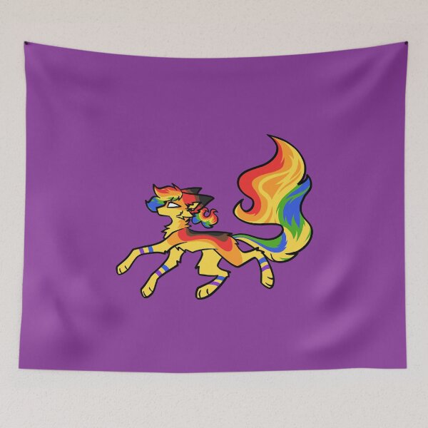 Item preview, QPOC Pride Flame Fox designed and sold by NoirFaux.