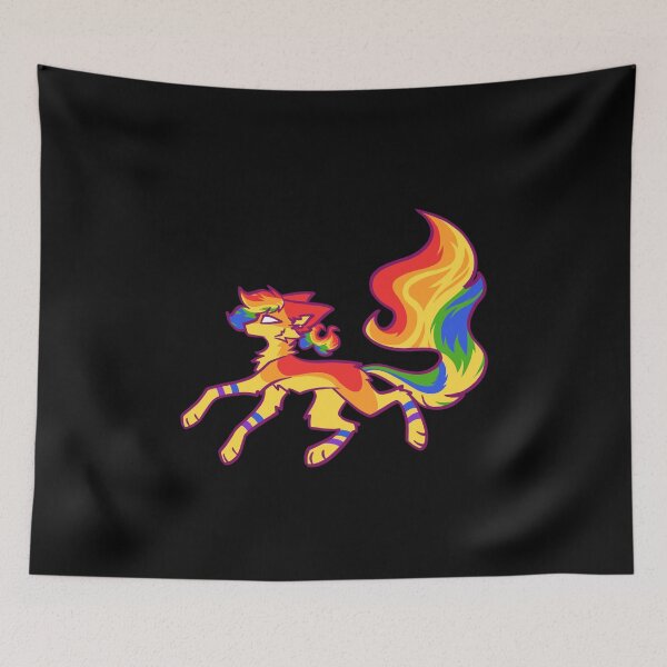 Item preview, Rainbow Pride Flame Fox designed and sold by NoirFaux.