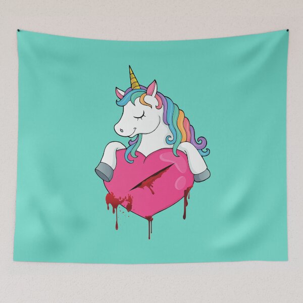 Item preview, Beautiful Christmas Evil Unicorn Design designed and sold by Tshepomuza.