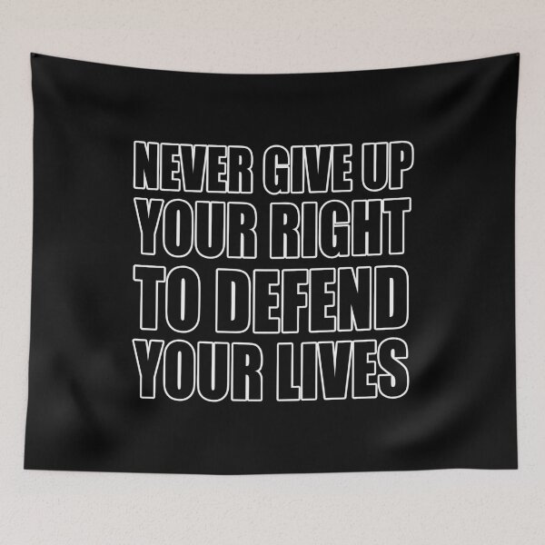 Item preview, Never Give Up Your Right To Defend Your Lives Covid Freedom Anti Segregation Patriotic Vaccine Mandate designed and sold by Jason Gilbert.