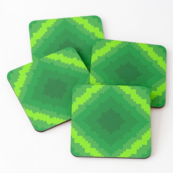 Item preview, Green Pixel Vortex designed and sold by rin3d .