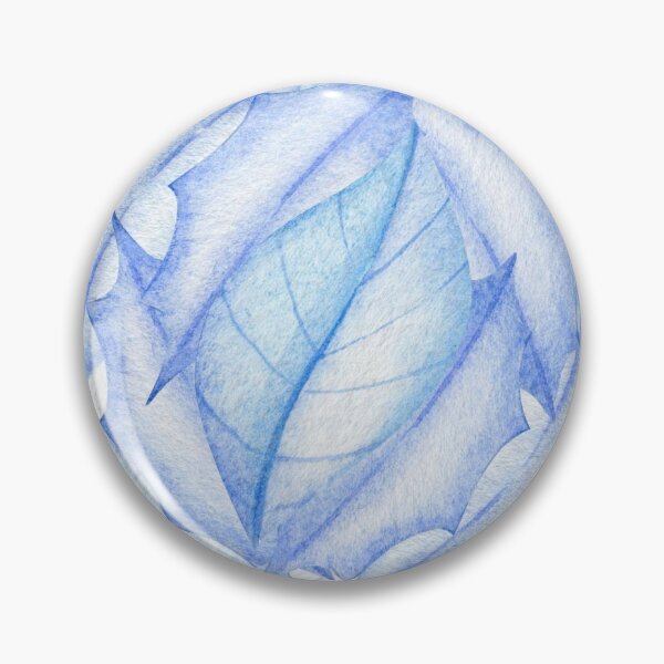 Item preview, Pale Blue Leaf Pattern designed and sold by Wheeler-Styl3.