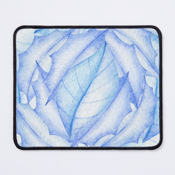 Item preview, Pale Blue Leaf Pattern designed and sold by Wheeler-Styl3.