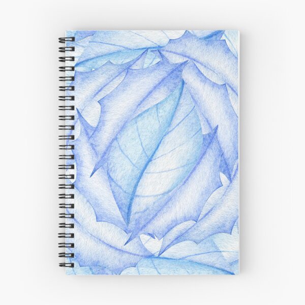 Item preview, Pale Blue Leaf Pattern designed and sold by Wheeler-Styl3.