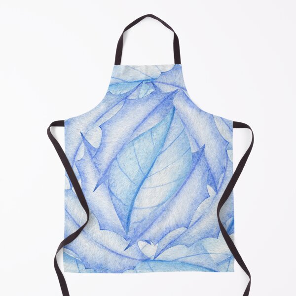 Item preview, Pale Blue Leaf Pattern designed and sold by Wheeler-Styl3.
