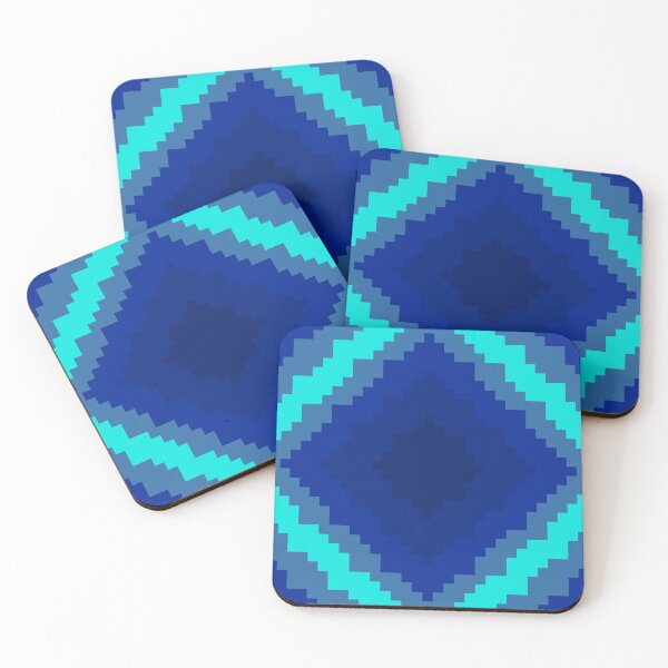 Item preview, Blue Pixel Vortex designed and sold by rin3d .