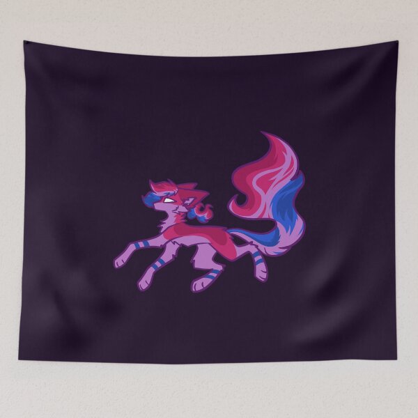 Item preview, Bisexual Pride Flame Fox designed and sold by NoirFaux.