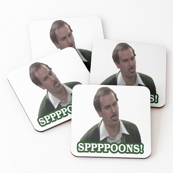 Item preview, Fawlty Towers SPPPPOONS! designed and sold by Tom Newberry.