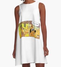 Das ist in Ordnung A-Linien Kleid