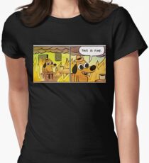 This is fine Women's Fitted T-Shirt