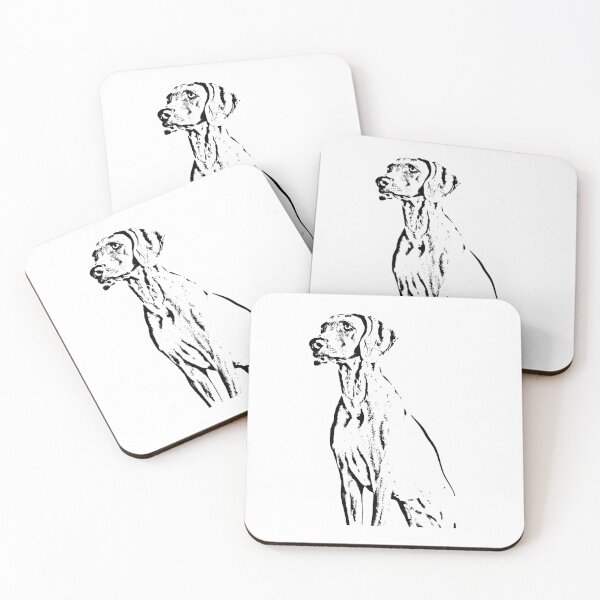 Item preview, Weimaraner Dog Art designed and sold by SmartPooch.