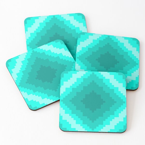 Item preview, Cyan Pixel Vortex designed and sold by rin3d .