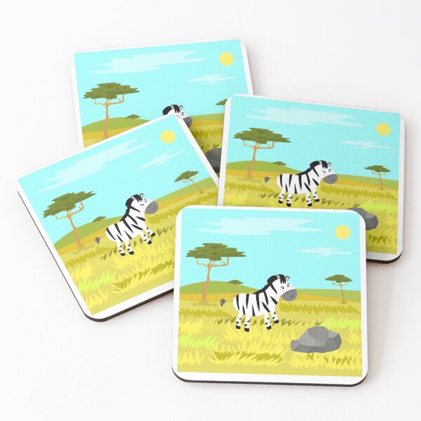 Item preview, Zebra in a Many Hued Panorama Landscape designed and sold by Naked-Alien.